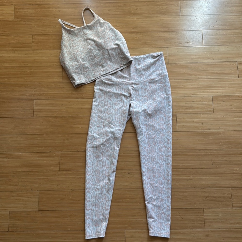 Old Navy Active Powersoft Set - Leggings & Longline bra size L
